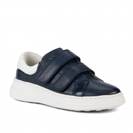 Damen-Sneaker 6008-1sc Indigo+Weiß