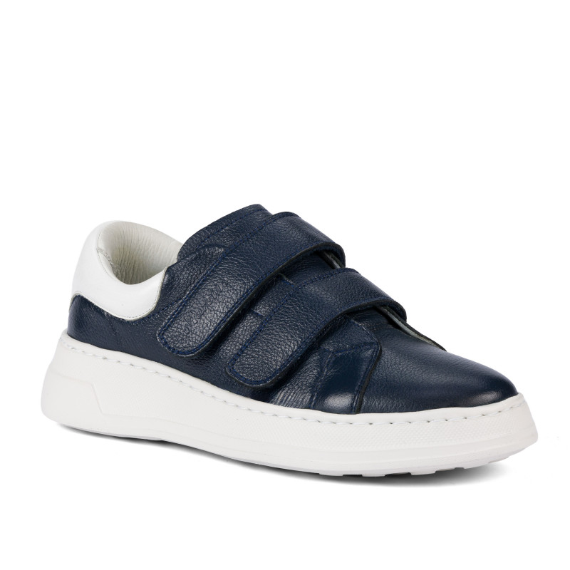 Damen-Sneaker 6008-1sc Indigo+Weiß