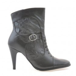Damenschuhe 1102 schwarz kombiniert