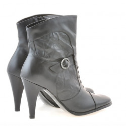 Damenschuhe 1102 schwarz kombiniert