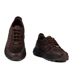 Herren Casual/Sportschuhe 996 Kaffee Velours kombiniert