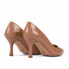 Elegante Damenschuhe 1359 Lack Beige