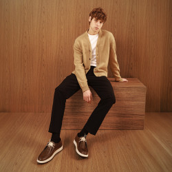 Herren Freizeitschuhe 992 kombiniert khaki lifestyle