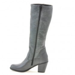 Damenschuhe 3277 grau kombiniert