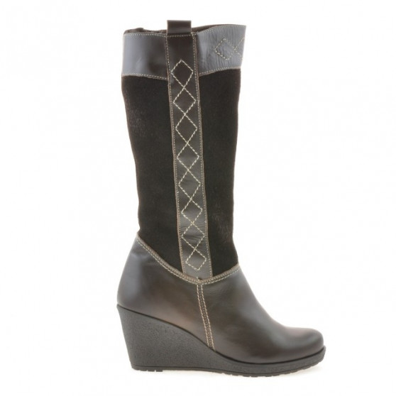 Damenstiefel 3221 Kaffee kombiniert Damenstiefel 3221 Kaffee kombiniert