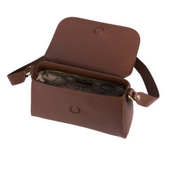 Damen-Umhängetasche 040g biz cognac