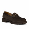 Damen-Casual-Schuhe 6099 Bufo Kaffee kombiniert