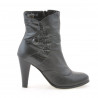 Damenschuhe 1112 schwarz kombiniert