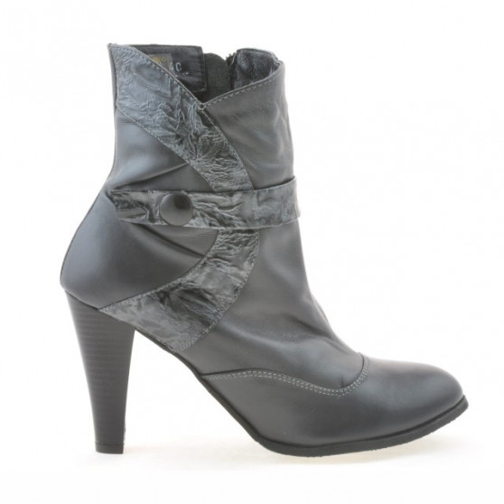 Damenstiefeletten 1112 grau kombiniert Damenstiefeletten 1112 grau kombiniert