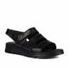 Damensandalen 5121 schwarz