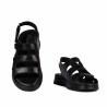 Damensandalen 5121 schwarz