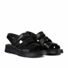 Damensandalen 5121 schwarz