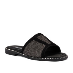 Damensandalen 5128 Schwarz kombiniert