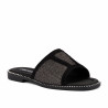 Damensandalen 5128 Schwarz kombiniert