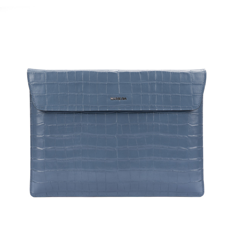 Laptop-Hülle 309g 01 Croco Blau