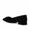 Damen Ballerinas 1360 Schwarz Velours