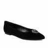 Damen-Ballerinas 1362 schwarz Velours