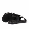 Damen Sandalen 5127 in Schwarz kombiniert