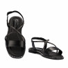 Damen Sandalen 5127 in Schwarz kombiniert
