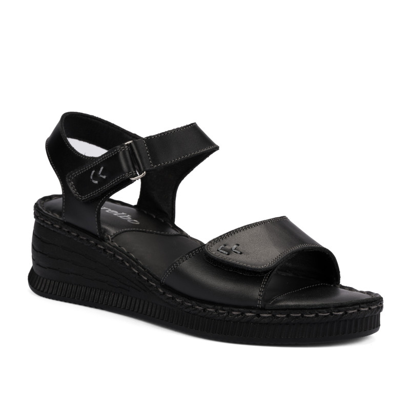 Damensandalen 5122 schwarz