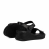 Damensandalen 5122 schwarz