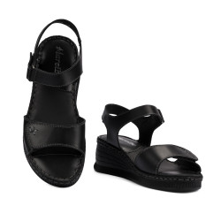 Damensandalen 5122 schwarz