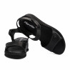 Damensandalen 5122 schwarz