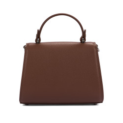 Damen-Umhängetasche 032g 01 Cognac