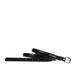 Damengürtel 45-1mc zweifarbig schwarz+schwarz Krokodil