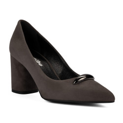 Elegante Damen Schuhe 1361 Sand Velours