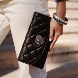 Damen-Umhängetasche 048g 01 biz schwarz lifestyle