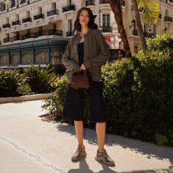 Damentasche 037-1g burgundy lifestyle