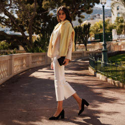 Elegante Damenschuhe 1361 schwarz Velours lifestyle