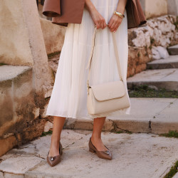 Elegante Damenschuhe 1358 Cappuccino lifestyle