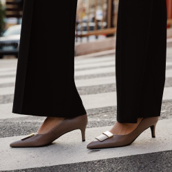 Elegante Damenschuhe 1358 Cappuccino lifestyle