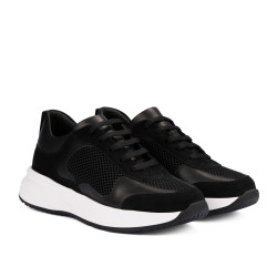 Damen-Sportschuhe 6098 Schwarz kombiniert