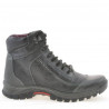 Jugendstiefel 479 schwarz+grau
