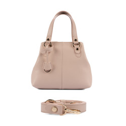 Damen Schultertasche 004-1g Vanille