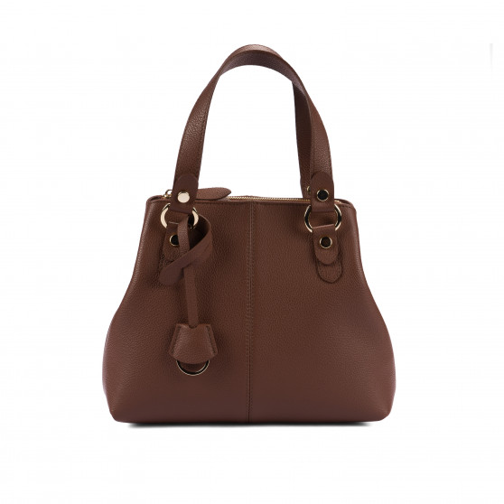 Damentasche Schultertasche 004-1g Cognac