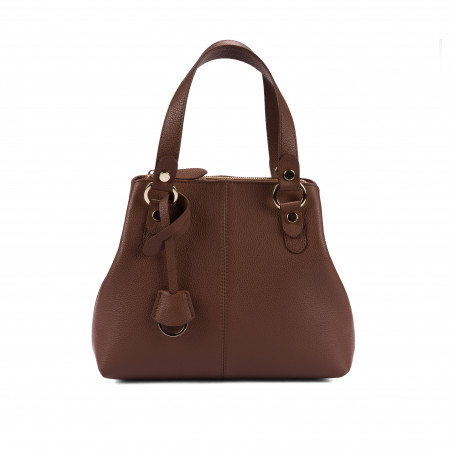 Damentasche Schultertasche 004-1g Cognac