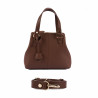 Damentasche Schultertasche 004-1g Cognac