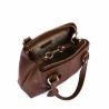 Damentasche Schultertasche 004-1g Cognac