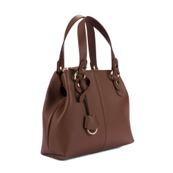 Damentasche Schultertasche 004-1g Cognac