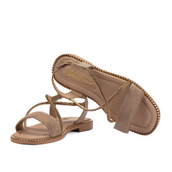 Damensandalen 5127 kombinierter Sand