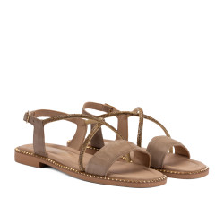 Damensandalen 5127 kombinierter Sand