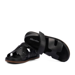Herrensandalen 368 Schwarz