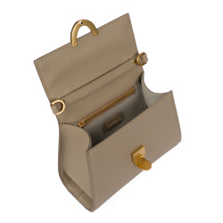 Damentasche Schultertasche 032g Hellgrau