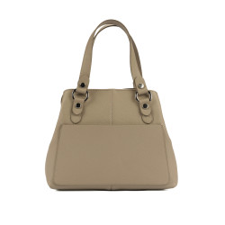 Damentasche Schultertasche 004g 01 Hellgrau