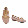 Damen Ballerinas 1369 beige kombiniert