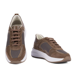 Damen-Sportschuhe 6098 Sand kombiniert